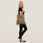 Tote Bag Faune - Lion & Lionne (Sur le modèle)
