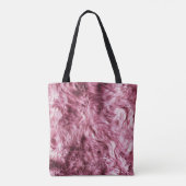 Tote Bag Faux Faux Roses Profonds (Dos)