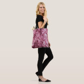 Tote Bag Faux Faux Roses Profonds (Sur le modèle)