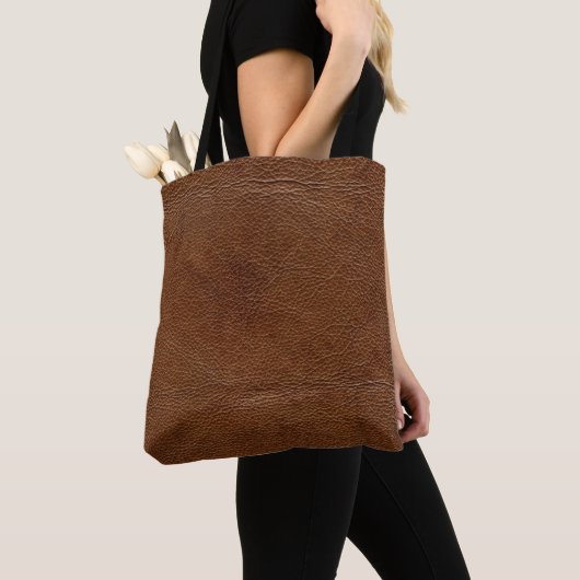 Tote Bag Faux Leather Look (De près)