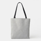 Tote Bag Faux Linen coeur & écriture mère de la mariée (Dos)