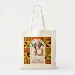 Tote Bag Faveur de mariage moderne africain ghanéen Kente