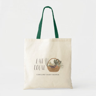 Tote Bag Faveur du Baby shower cultivé localement