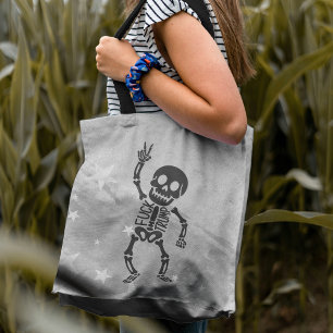 Tote Bag FDT Trump Funny Anti Trump Skeleton