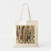 Tote Bag Feather Bird Wildlife Plumes d'antiquités (Dos)