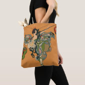Tote Bag Fée Ballerine Avec Lanternes (De près)