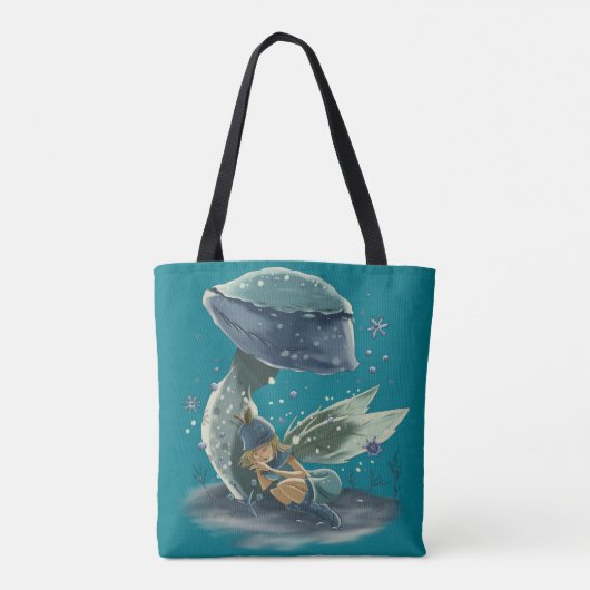 Tote Bag Fée de bois d'hiver (Dos)