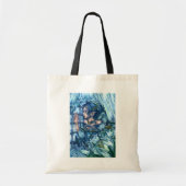 Tote Bag Fée de givre vue d'un hiver saphir (Devant)