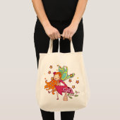 Tote Bag Fée de jardin sur Champignons (Devant (produit))