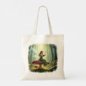Tote Bag Fée de jour enchantée lisant un livre (Dos)