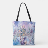 Tote Bag Fée de Noël magique et capricieuse (Dos)