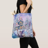 Tote Bag Fée de Noël magique et capricieuse (De près)
