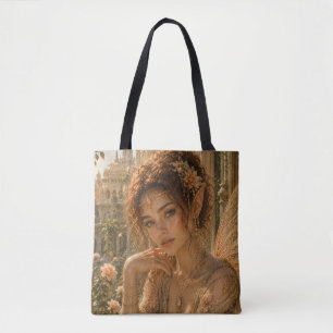 Tote Bag Fée de rêve doré vintage