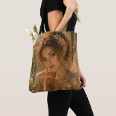 Tote Bag Fée de rêve doré vintage (De près)