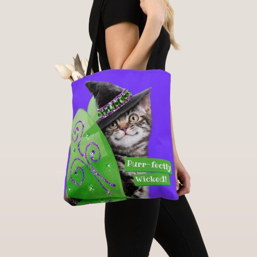 Tote Bag Fée de sorcière de Kitten (De près)