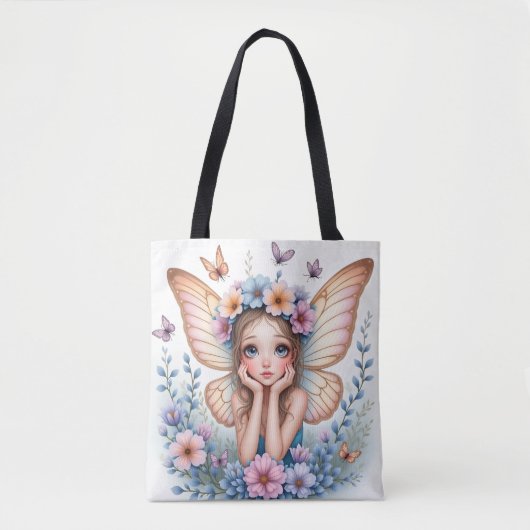 Tote Bag Fée Douce Pastel (Devant)