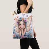 Tote Bag Fée Douce Pastel (De près)