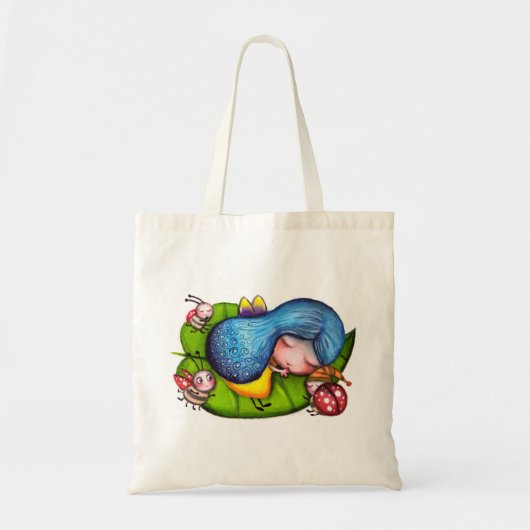 Tote Bag Fée et coccinelles (Devant)