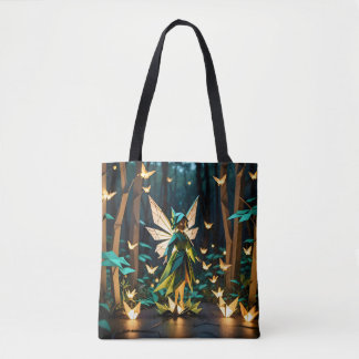Tote Bag Fée fantaisiste en origami