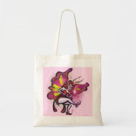 Tote Bag Fée rose (Devant)