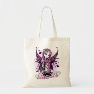Tote Bag Fée rose Fourre-tout de coeur de Saint-Valentin