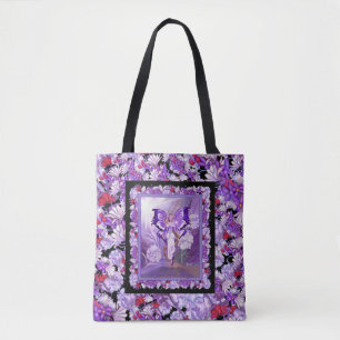 Tote Bag Fée solaire violette