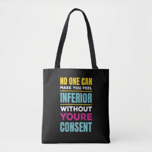 Tote Bag Feel Infior Eleanor Roosevelt Droits des femmes