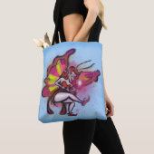 Tote Bag Féerie rose (De près)