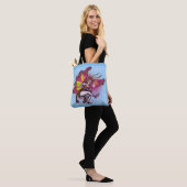 Tote Bag Féerie rose (Sur le modèle)