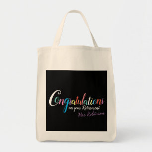 Tote Bag Félicitations pour la retraite des enseignants
