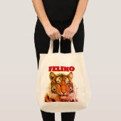 TOTE BAG FELINO, TIGER (Devant (produit))