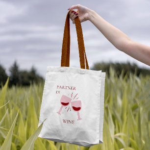 Tote Bag Feminine rose mignonne partenaire dans le vin roma