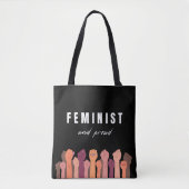 Tote Bag Féministe Et Fière (Devant)