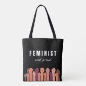 Tote Bag Féministe Et Fière (Dos)