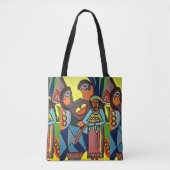 Tote Bag Femme africaine tribale  (Devant)