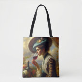 Tote Bag Femme aimante du vin (Devant)