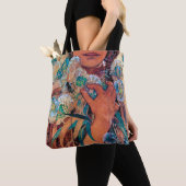 Tote Bag Femme amérindienne, Mucha (De près)