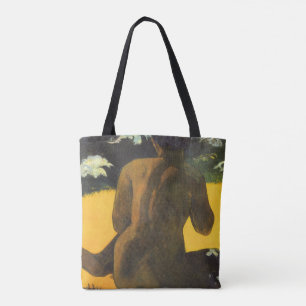 Tote Bag Femme au bord de la mer par Paul Gauguin, Beaux-Ar