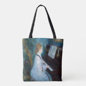Tote Bag Femme au piano de Renoir (Dos)