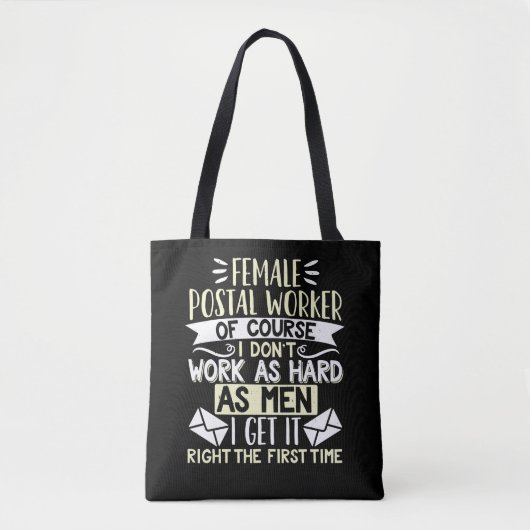 Tote Bag Femme au poste de femme au poste (Devant)
