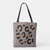 Tote Bag Femme avec afro & léopard Fourre-tout (Dos)
