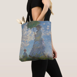 Tote Bag Femme avec parasol - Madame Monet et son fils