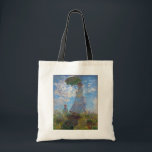 Tote Bag Femme avec Parasol, Monet<br><div class="desc">Oscar-Claude Monet (14 novembre 1840 - 5 décembre 1926) était un peintre français, un fondateur de la peinture impressionniste française et le praticien le plus constant et le plus prolifique de la philosophie du mouvement d'exprimer ses perceptions avant la nature, surtout en ce qui concerne la peinture en plein air...</div>