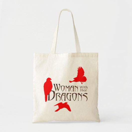 Tote Bag Femme avec ses Dragons (Devant)