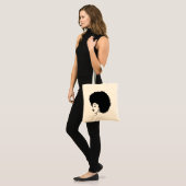 Tote Bag Femme Black Power (Devant (modèle))