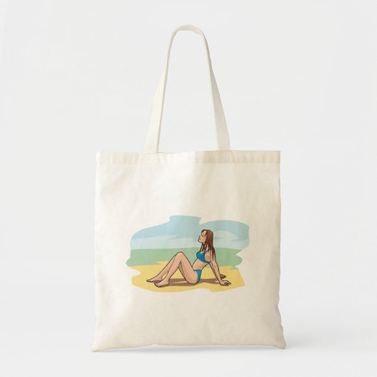 Tote Bag Femme bronzage (Devant)