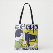 Tote Bag Femme caméra, photographe, Van Caspel (Devant)