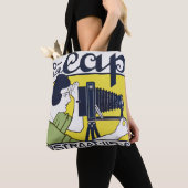 Tote Bag Femme caméra, photographe, Van Caspel (De près)