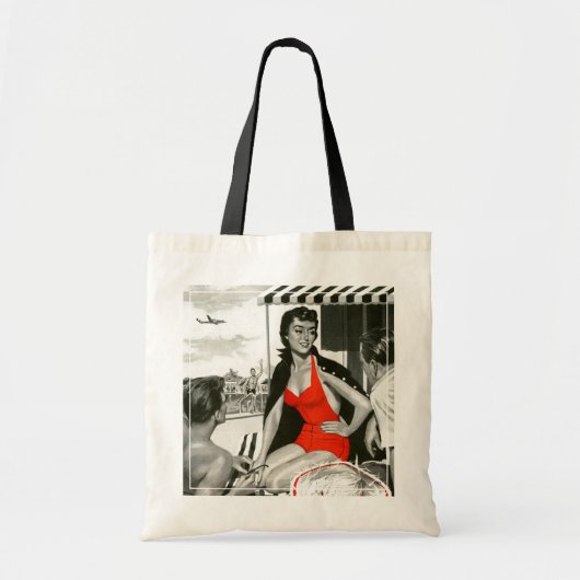 Tote Bag Femme chaude rouge (Devant)