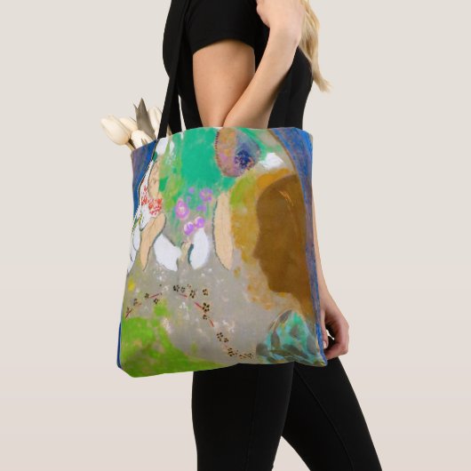 Tote Bag Femme dans la fenêtre, Redon (De près)